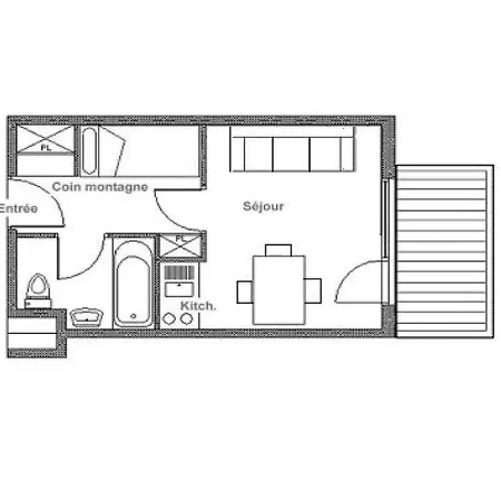Studio Situe A Median Апартаменты Сен-Мартен-де-Бельвиль